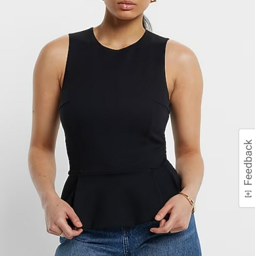 EXPRESS Peplum Sleeveless